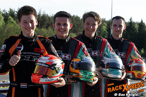 Rotax Max Euro Challenge polesitters